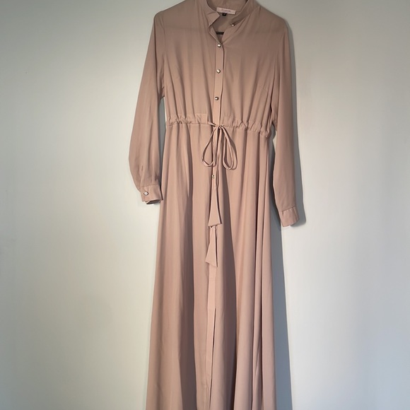 Long sleeve button down dress/duster. - Picture 2 of 6